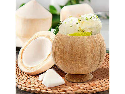 Produit en Coque de Noix de Coco Plats à Snacks Cuillère Vietnam Bol Grande Taille Logo Propre