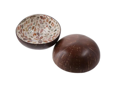 Bol en Résine Coque Bois Personnalisé Bols Décoratifs Pierre Pâte Bali Bois