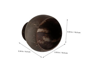 Ensemble d'un Bol en Noix de Coco Semblable avec Support Couvercle de Logo de Bols Vietnamiens