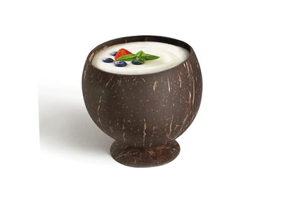 Ensemble d'un Bol en Noix de Coco Semblable avec Support Couvercle de Logo de Bols Vietnamiens