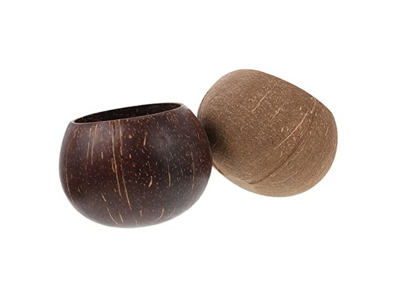 Bol de Noël en Coque de Noix de Coco Bougie Cire Créative Bol Bougie-Coquille de Noix de Coco